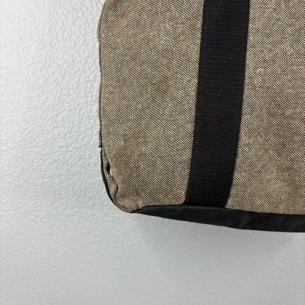 Timbuk2 Taupe Wool-Look Tote with Black Straps